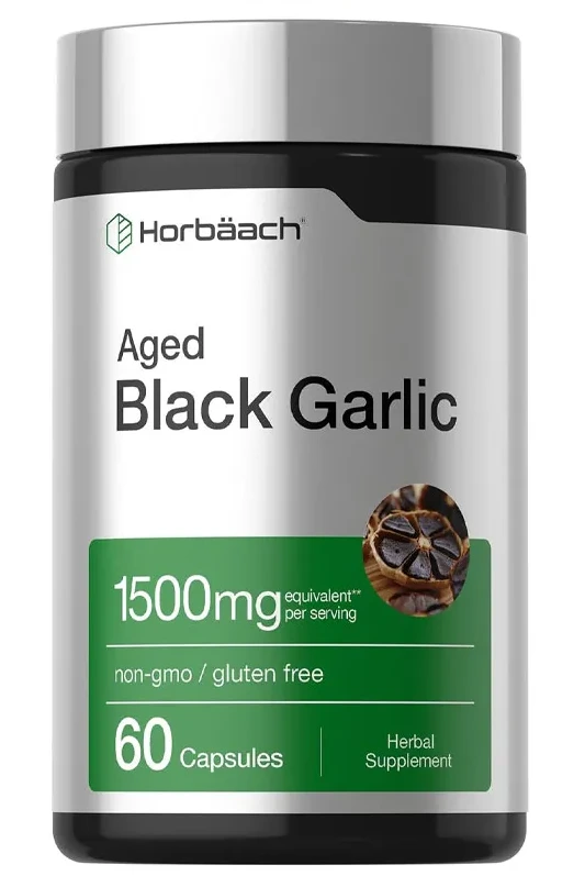 Aged Black Garlic Extract 1500mg - 60 Capsules Aged Black Garlic Extract 1500mg - 60 Capsules